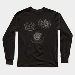 Fossils (no text) Long Sleeve T-Shirt